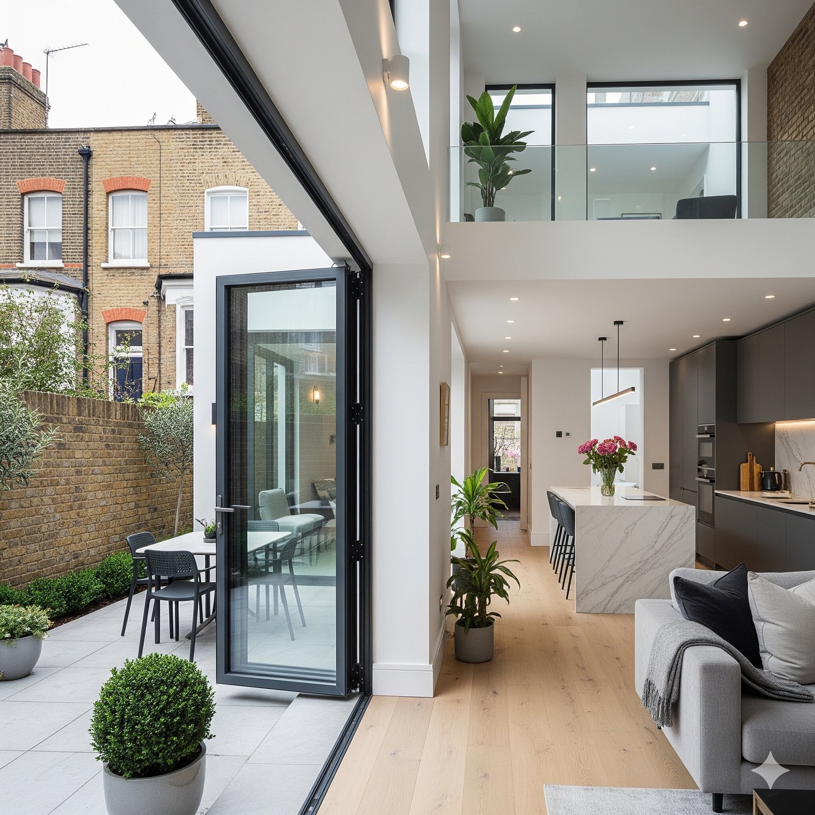 “London sustainable home renovation design”