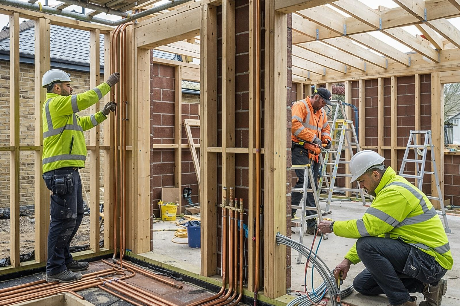 Electrician and plumber London — electrical installation and plumbing works by Signature Build Properties