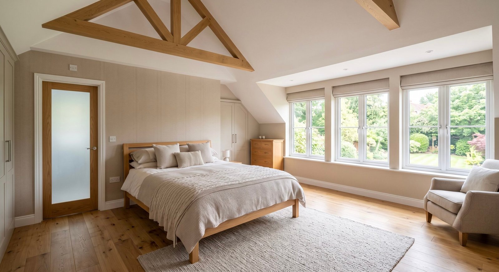 Bungalow loft conversion before and after: a 1930s bungalow with a new dormer floor, bedroom and bathroom upstairs